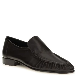 Brown Suede Leather Slip-On Loafers
