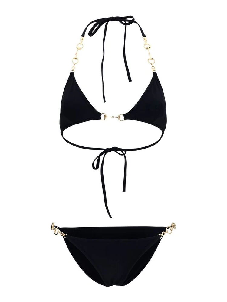 Black Polyamide Bikini