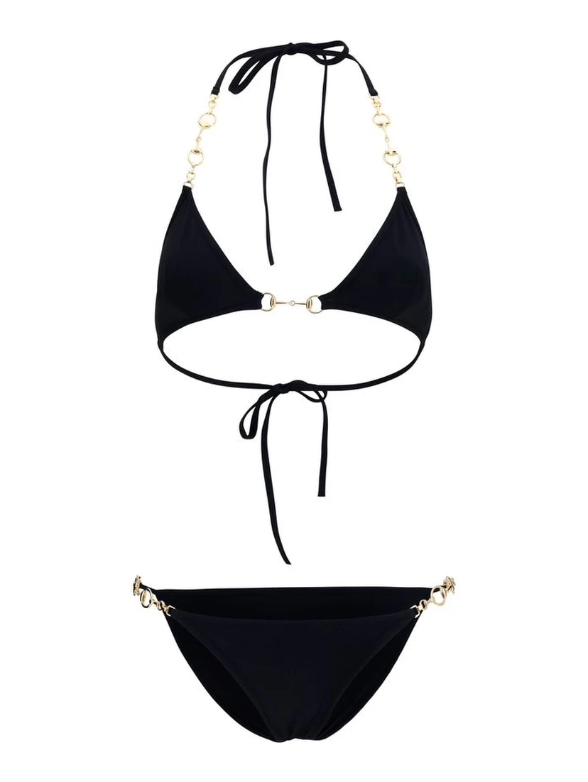 Black Polyamide Bikini