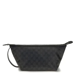Black Fabric Clutch Bag