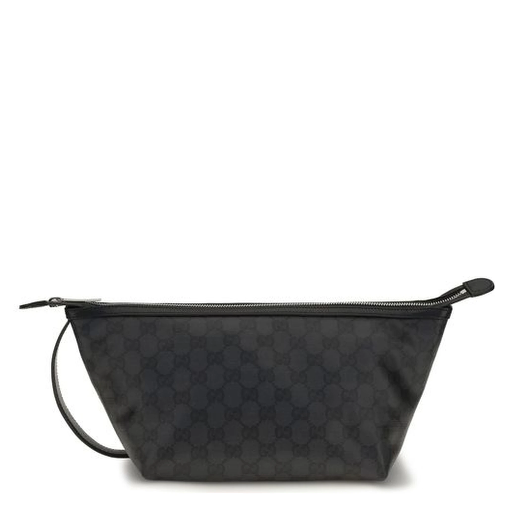 Black Fabric Clutch Bag