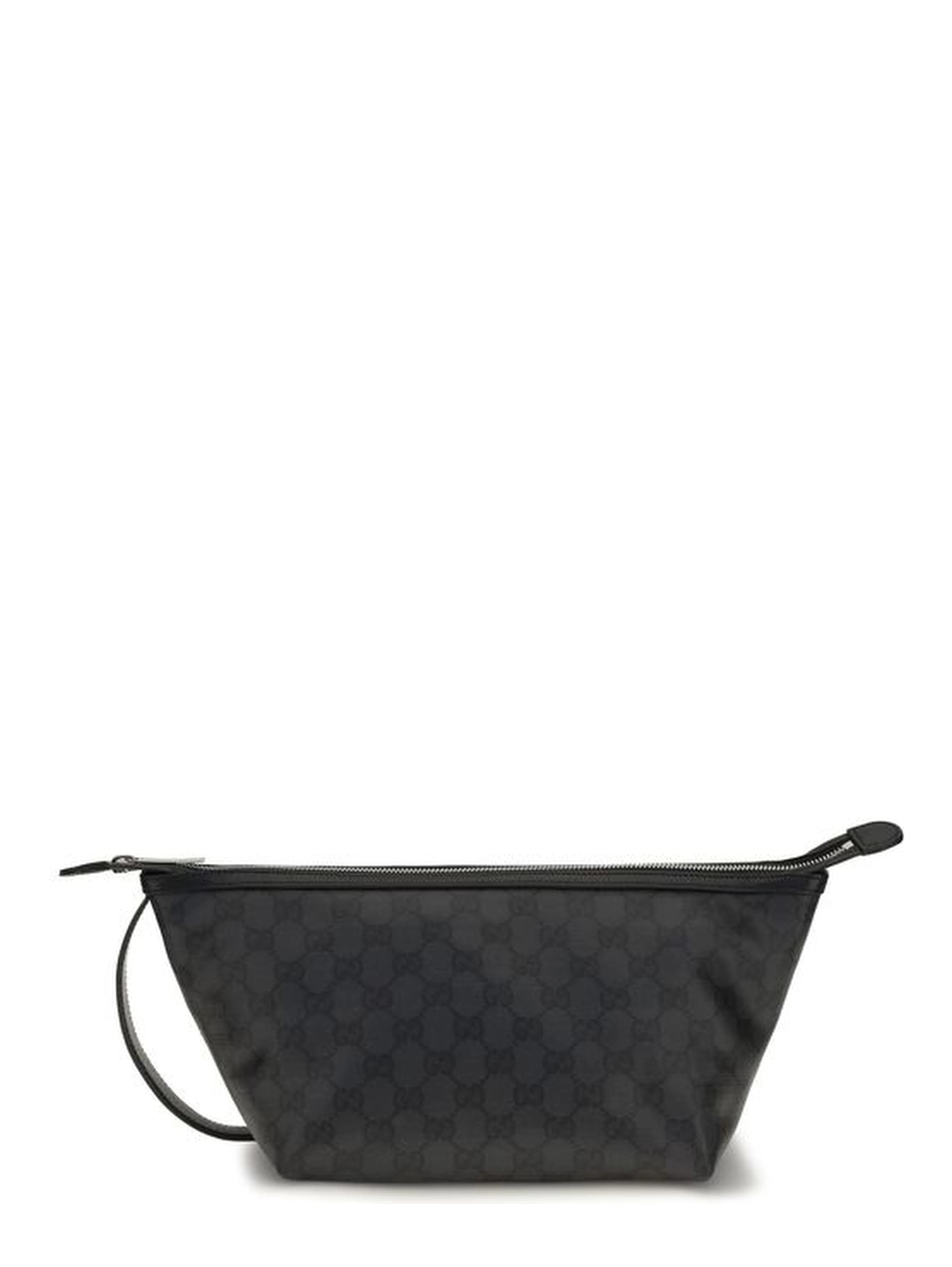 Black Fabric Clutch Bag