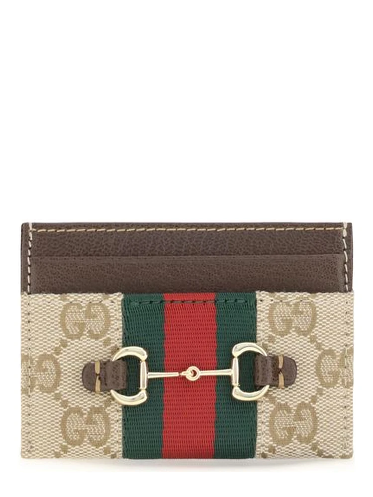 Beige Fabric Wallet