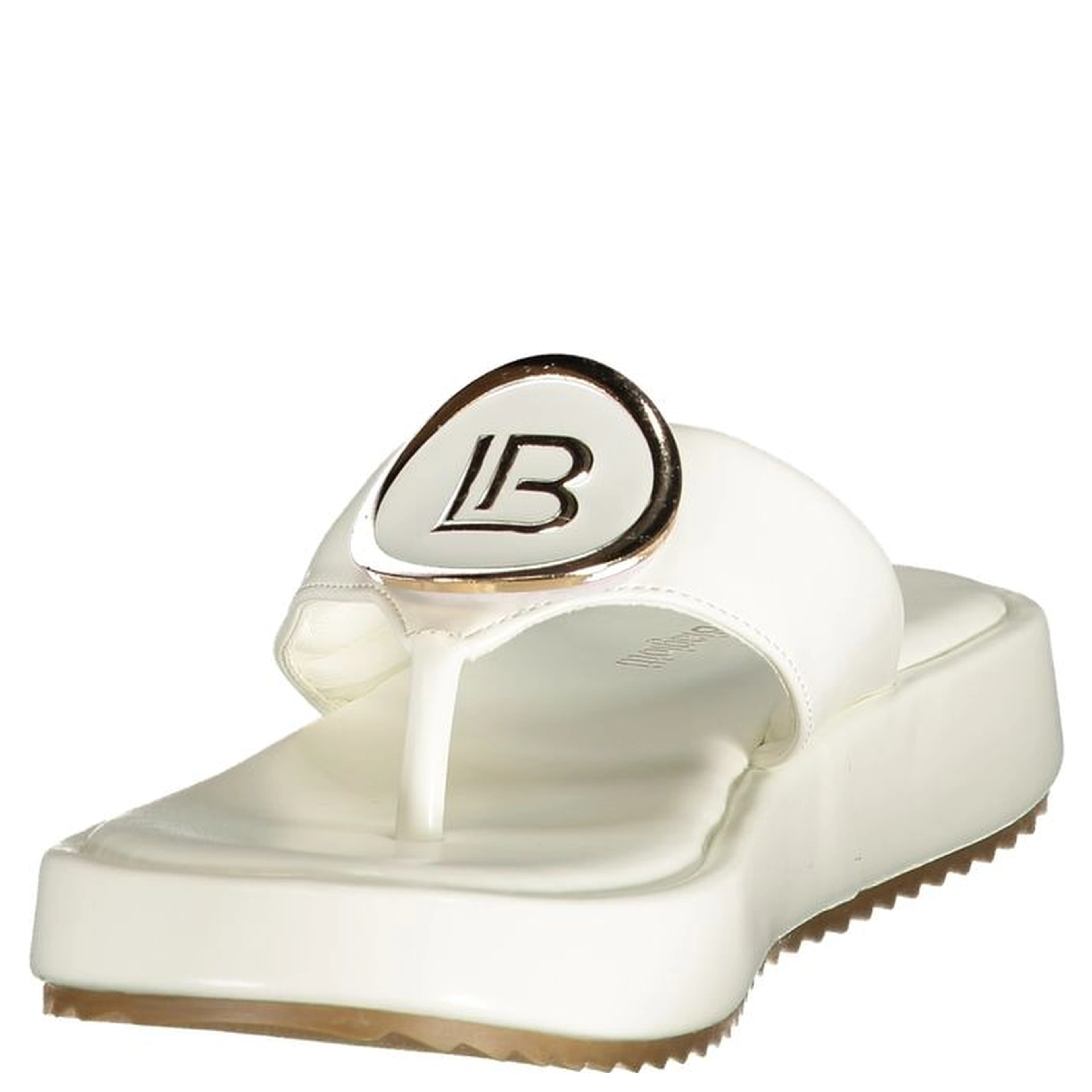 White Polyurethane Women Sandal
