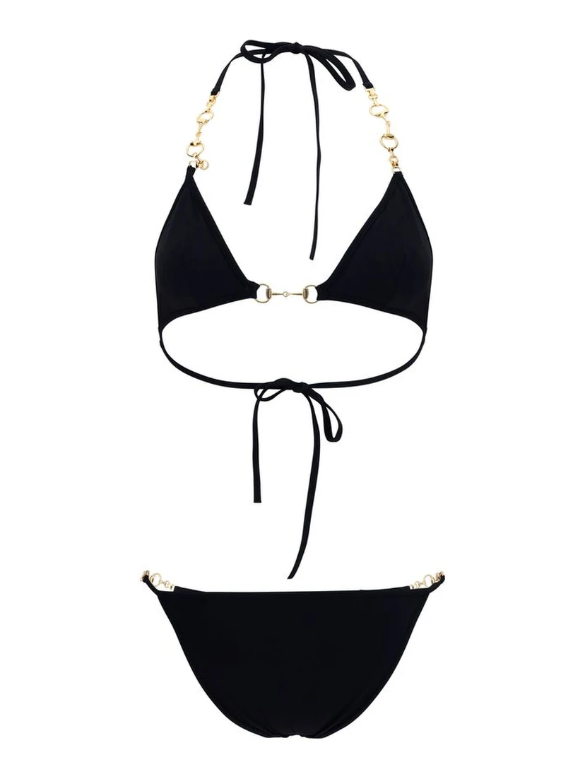 Black Polyamide Bikini