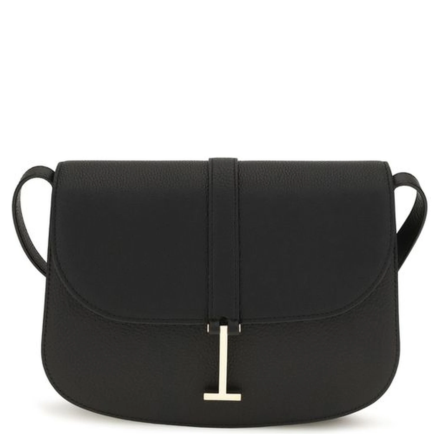 Black Calf Leather Bos Taurus Shoulder Bag