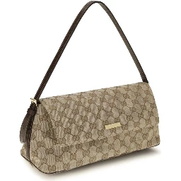 Brown Fabric Handbag