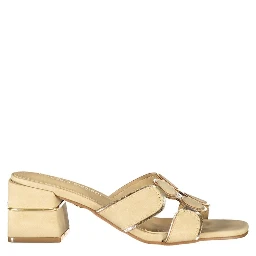 Beige Polyurethane Women's Sandal