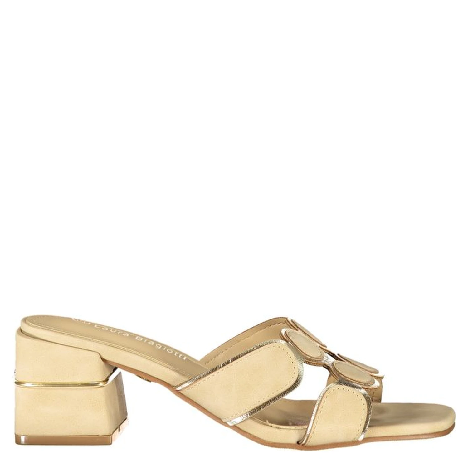 Beige Polyurethane Women's Sandal