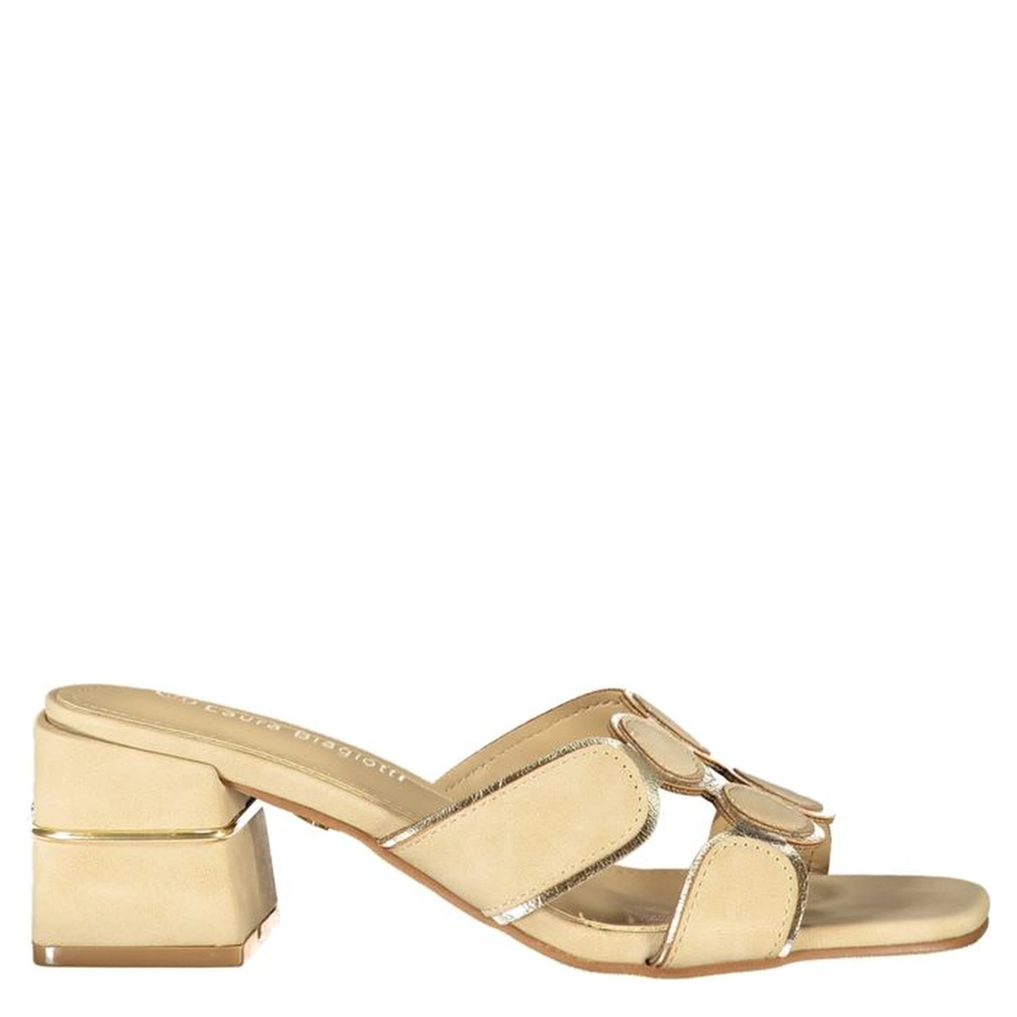Beige Polyurethane Women's Sandal