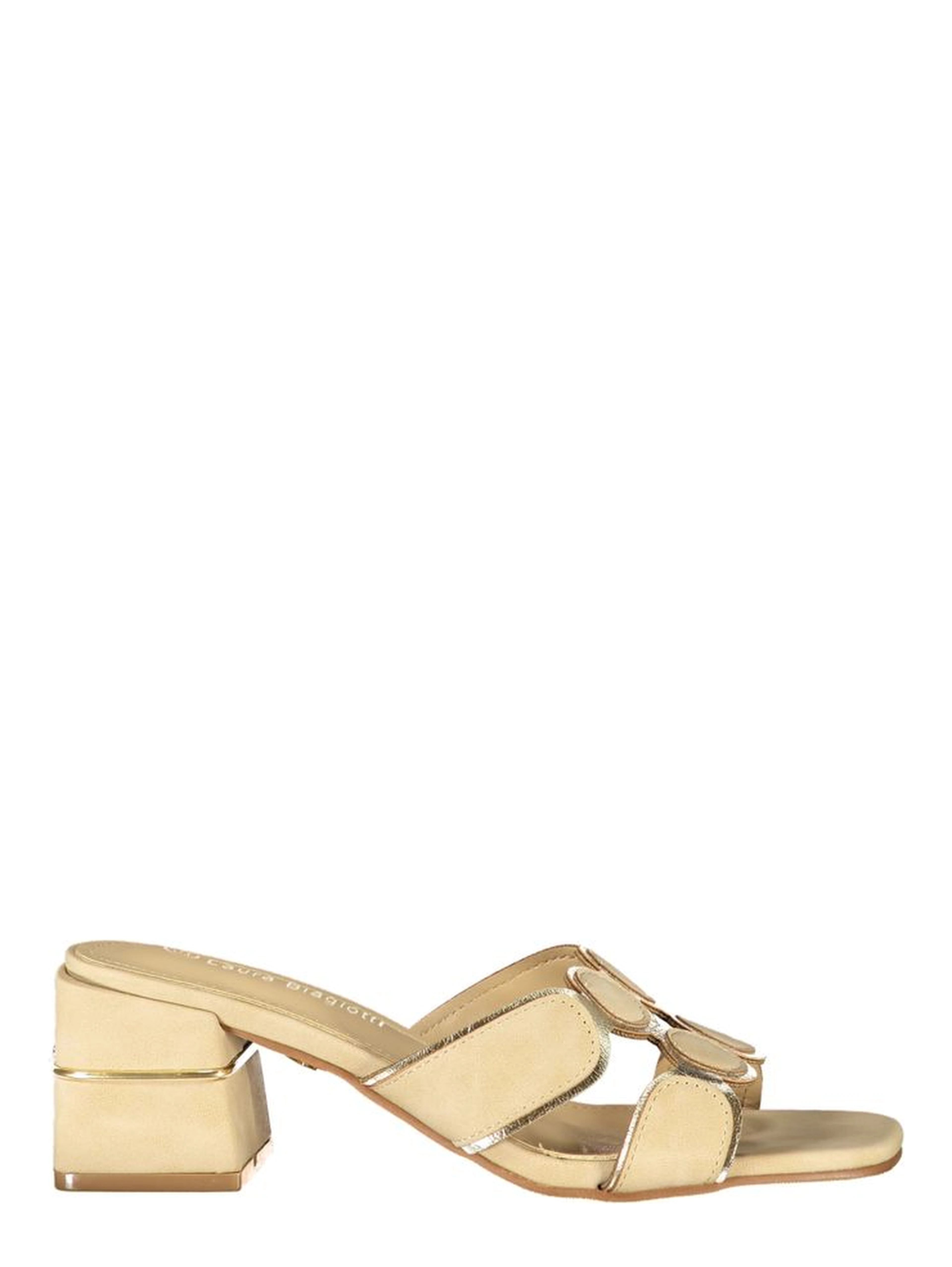 Beige Polyurethane Women's Sandal