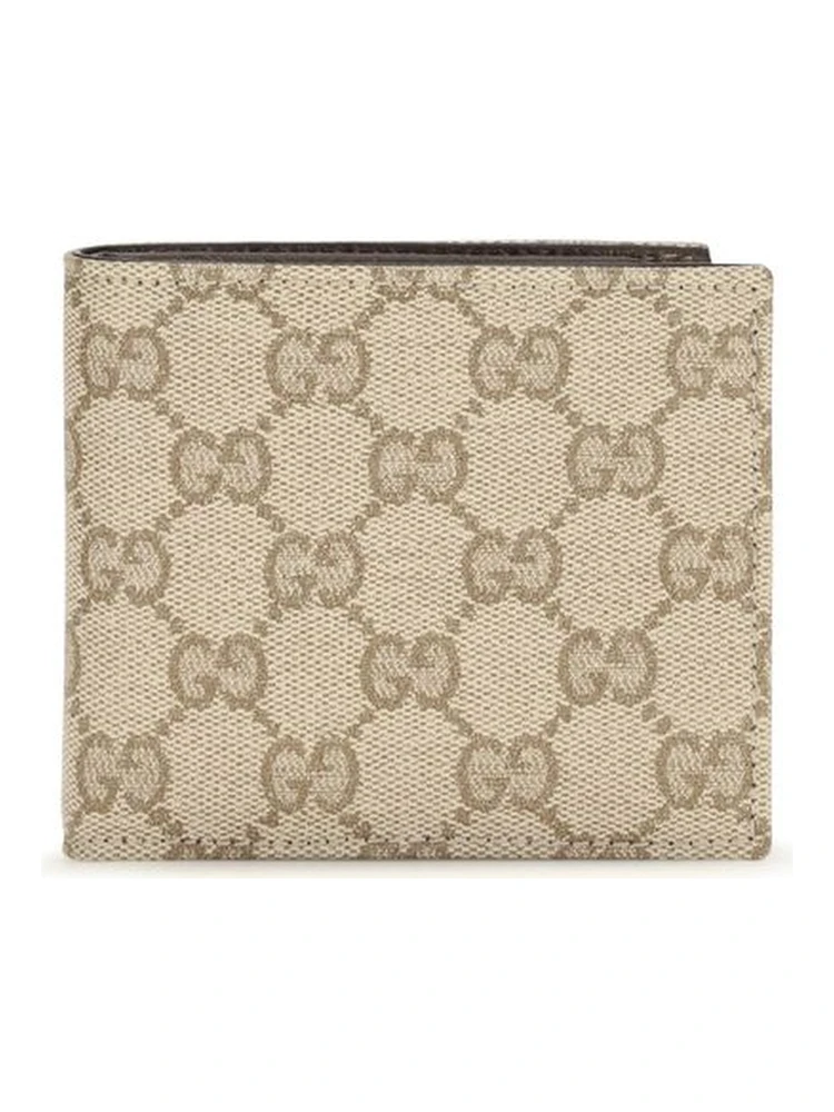 Beige Fabric Wallet