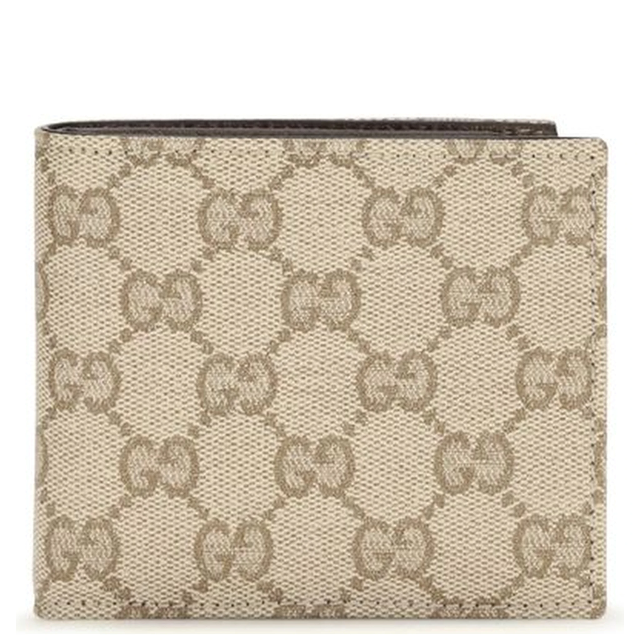 Beige Fabric Wallet