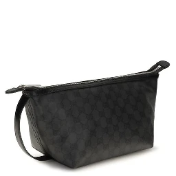 Black Fabric Clutch Bag