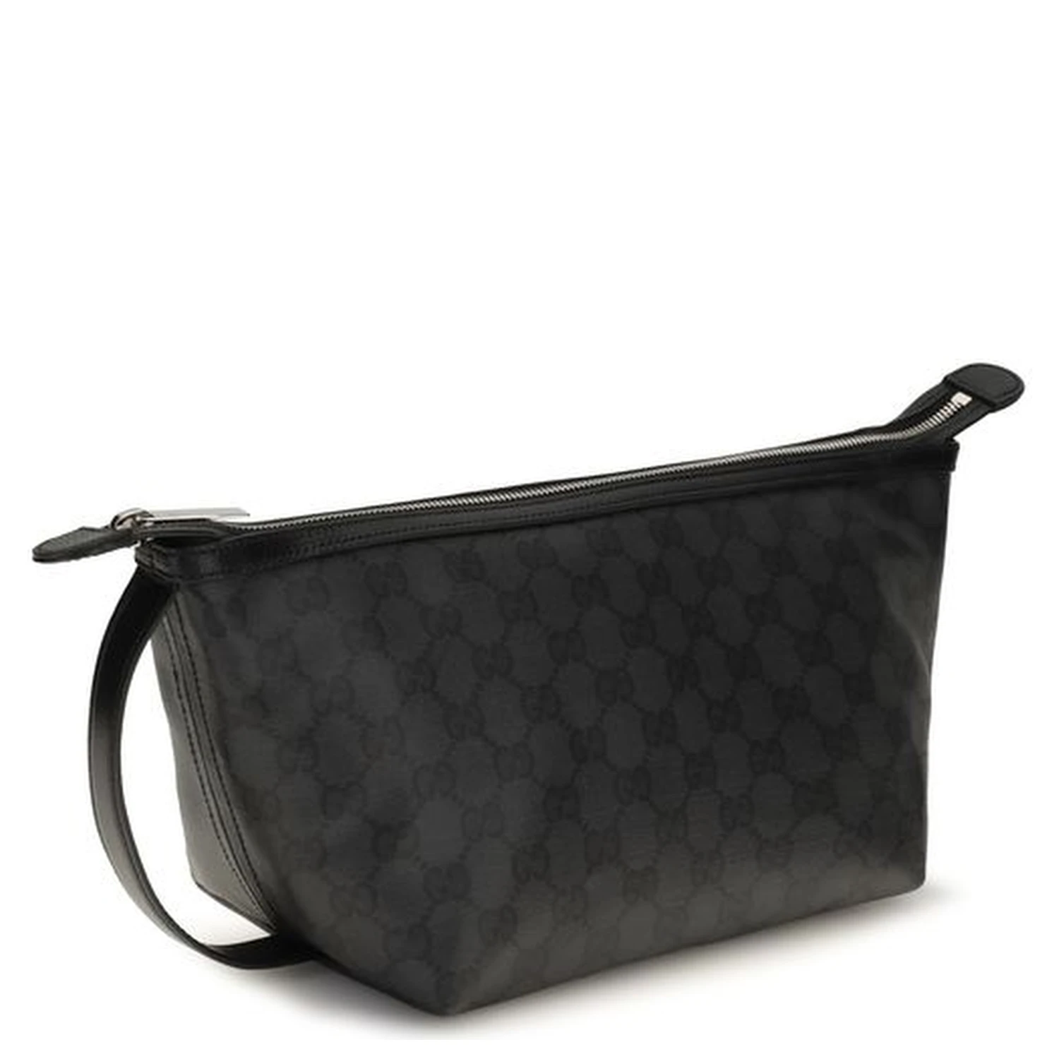 Black Fabric Clutch Bag