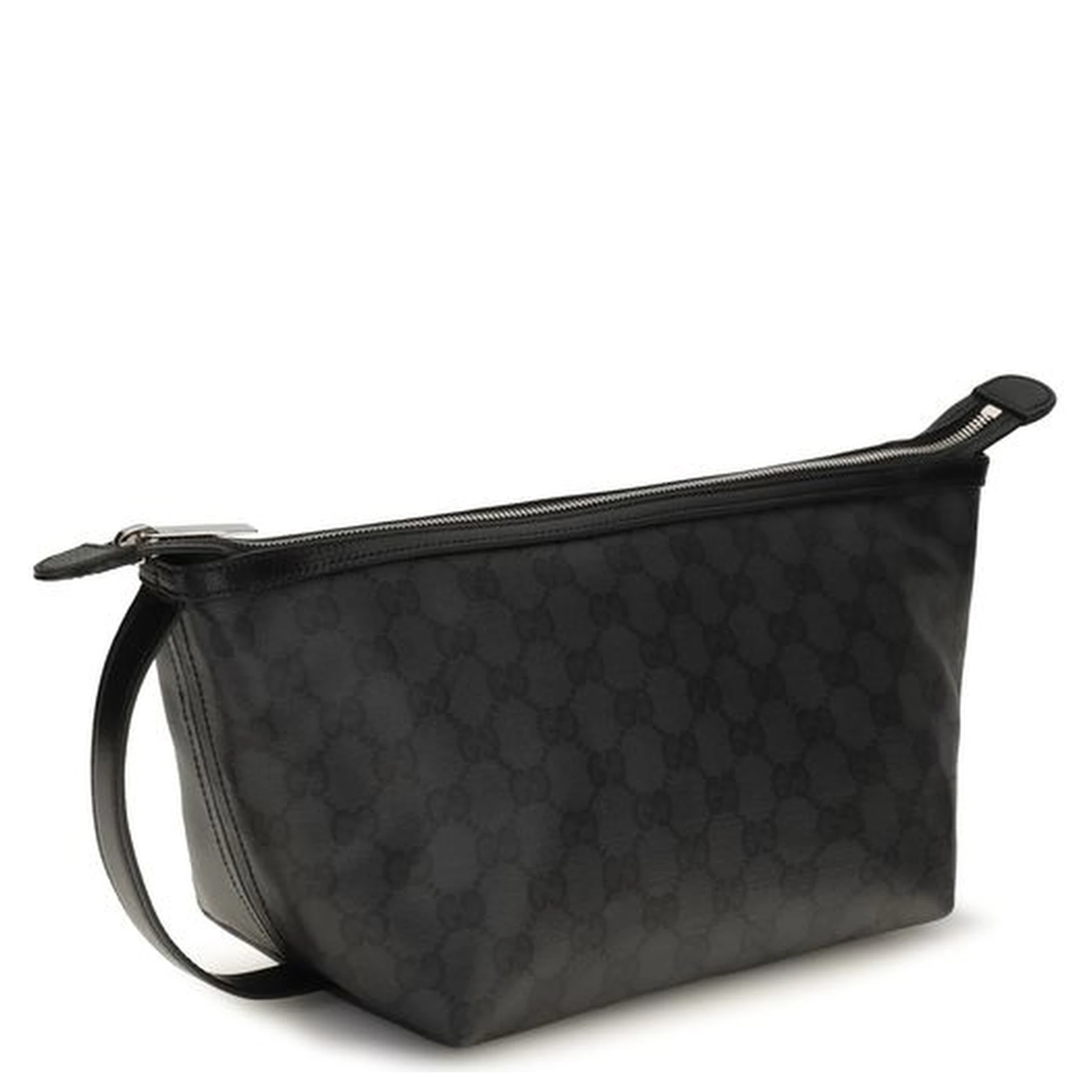 Black Fabric Clutch Bag