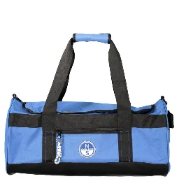 Blue Polyester Handbag