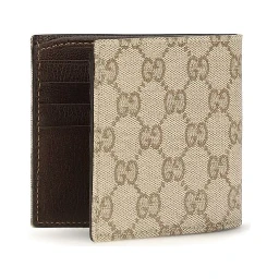 Beige Fabric Wallet