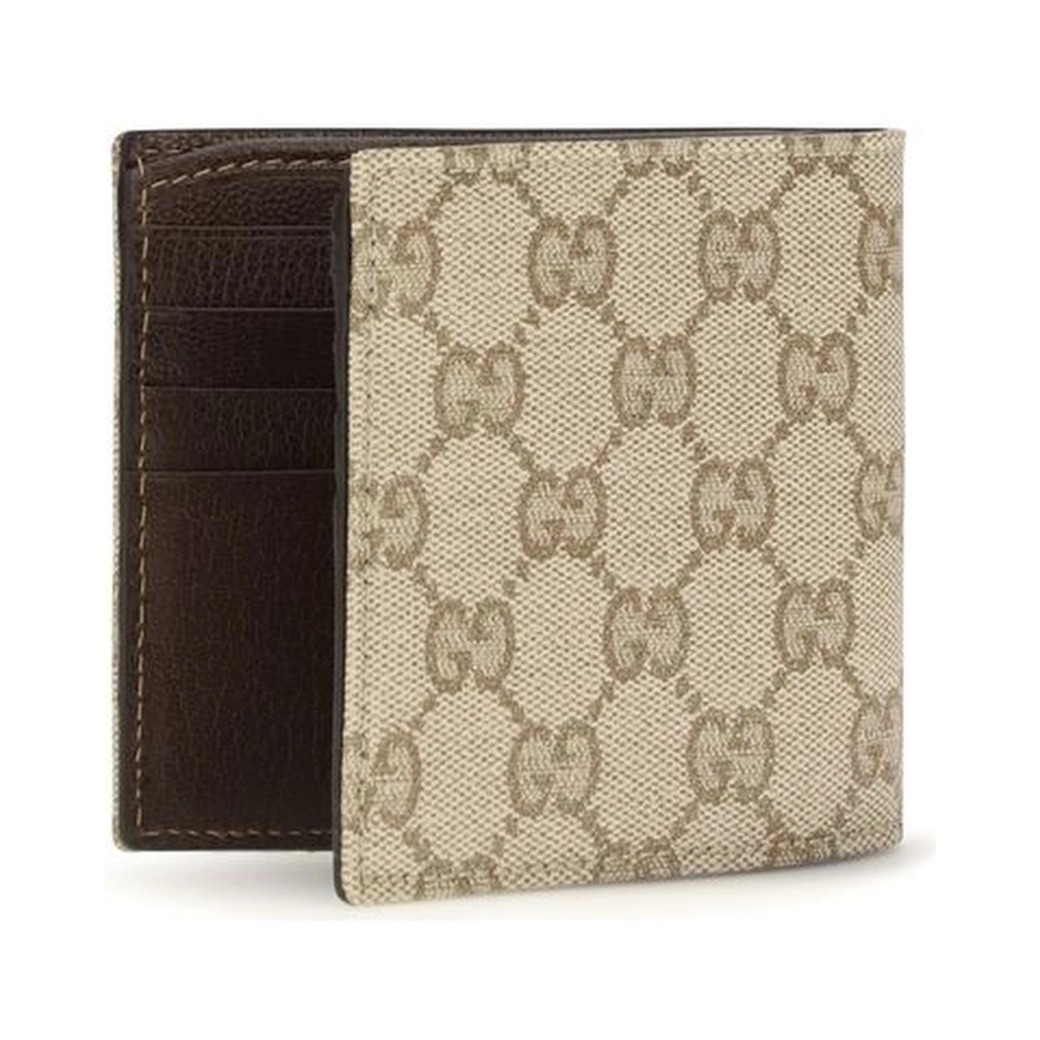 Beige Fabric Wallet