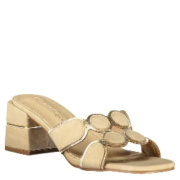 Beige Polyurethane Women's Sandal