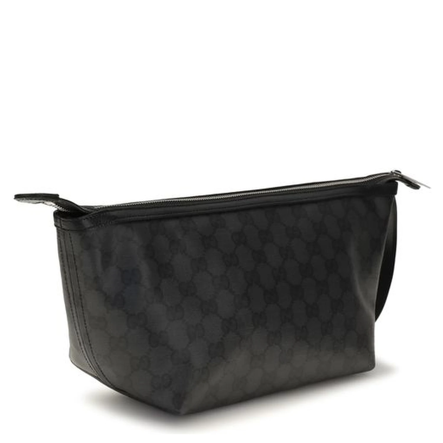 Black Fabric Clutch Bag