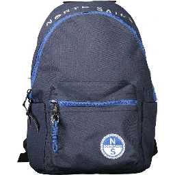 Blue Polyester Backpack