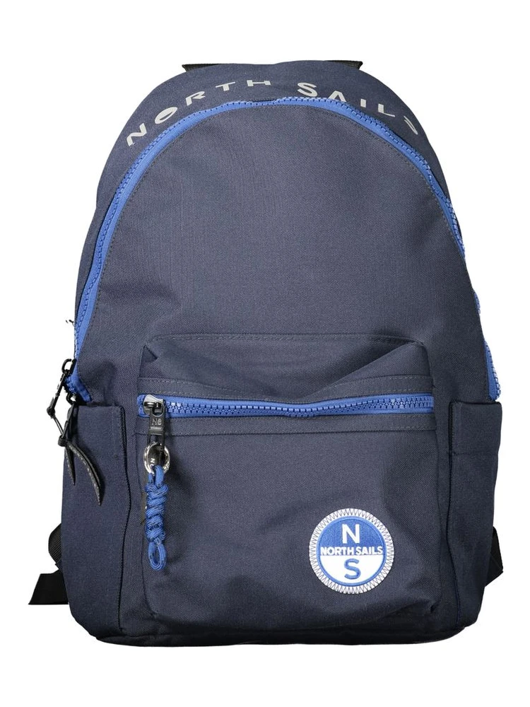 Blue Polyester Backpack