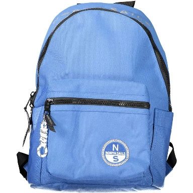 Blue Polyester Backpack