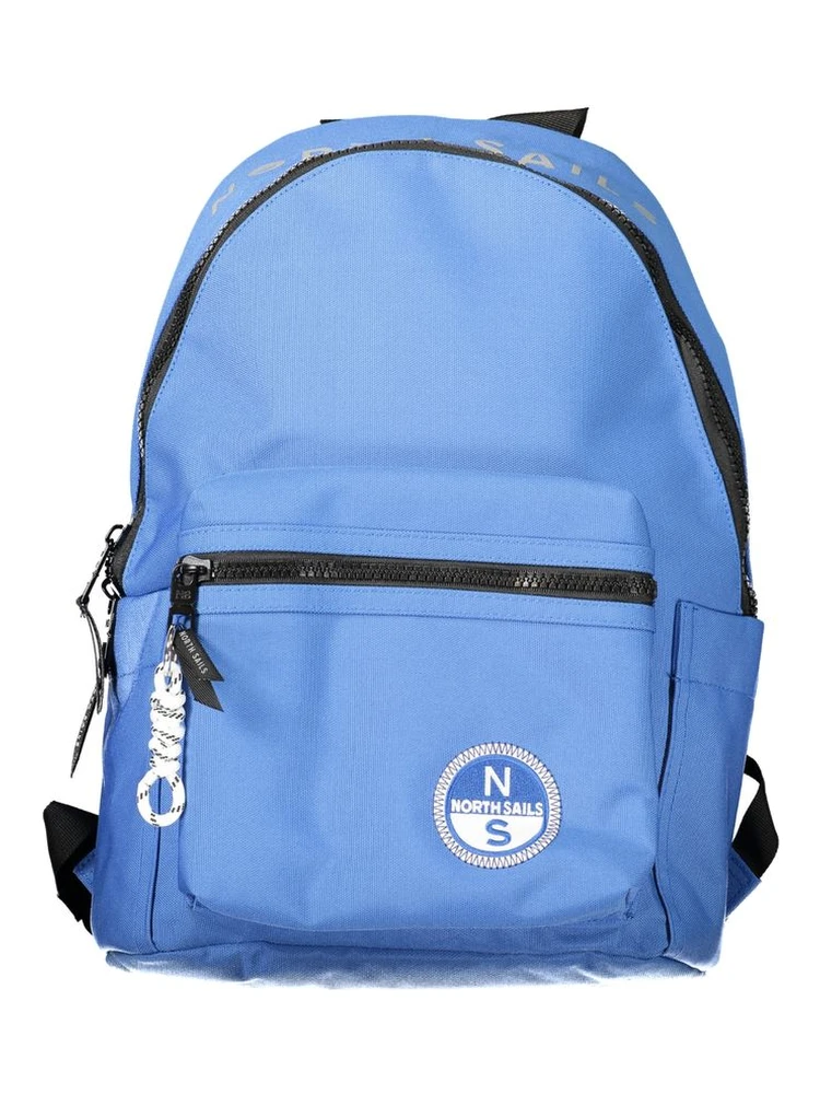 Blue Polyester Backpack