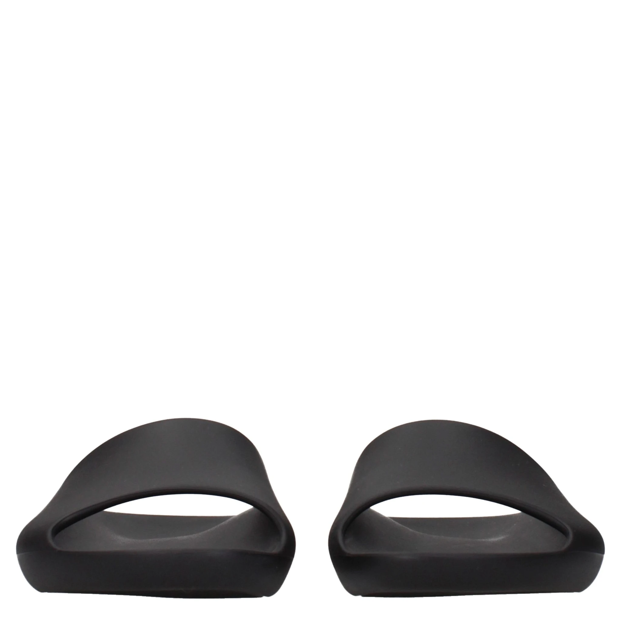 Black Cotton Slippers