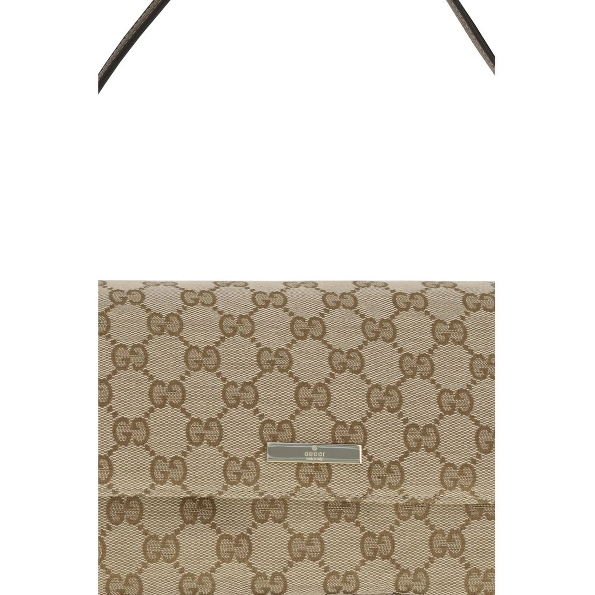 Brown Fabric Handbag