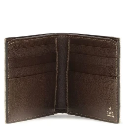 Beige Fabric Wallet