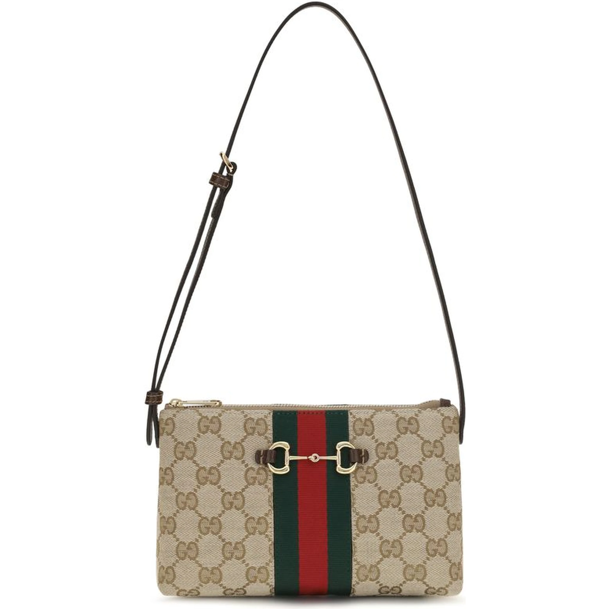 Beige Fabric Shoulder Bag