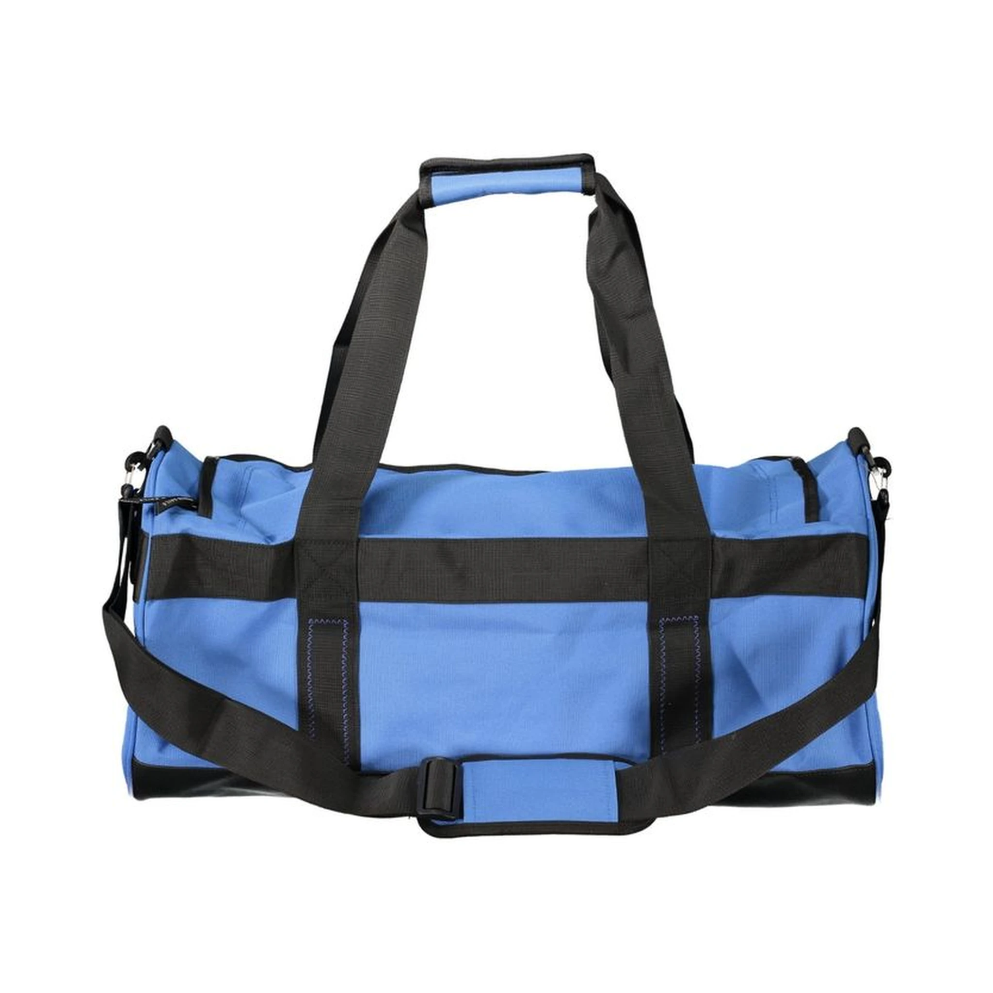 Blue Polyester Handbag