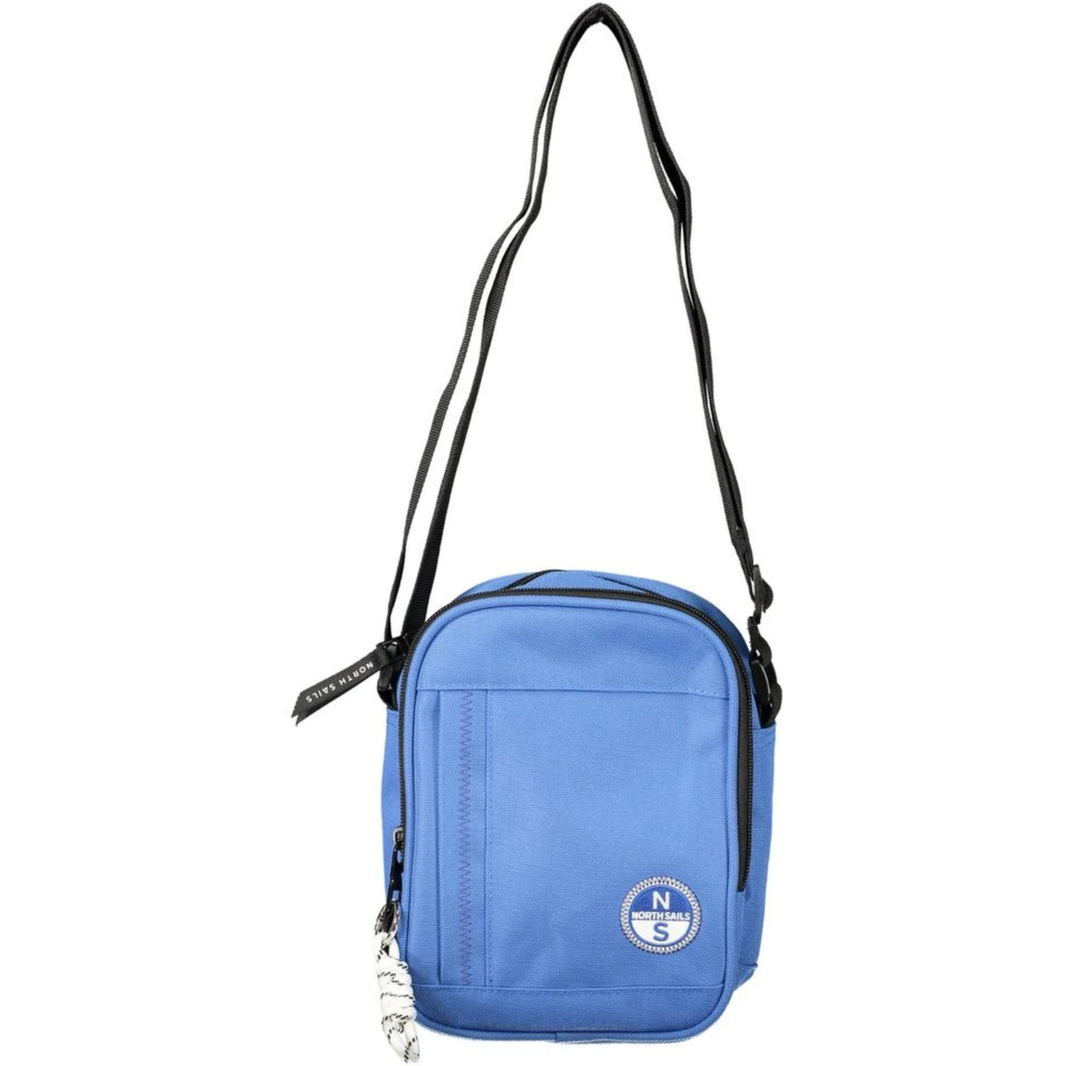 Blue Polyester Shoulder Bag