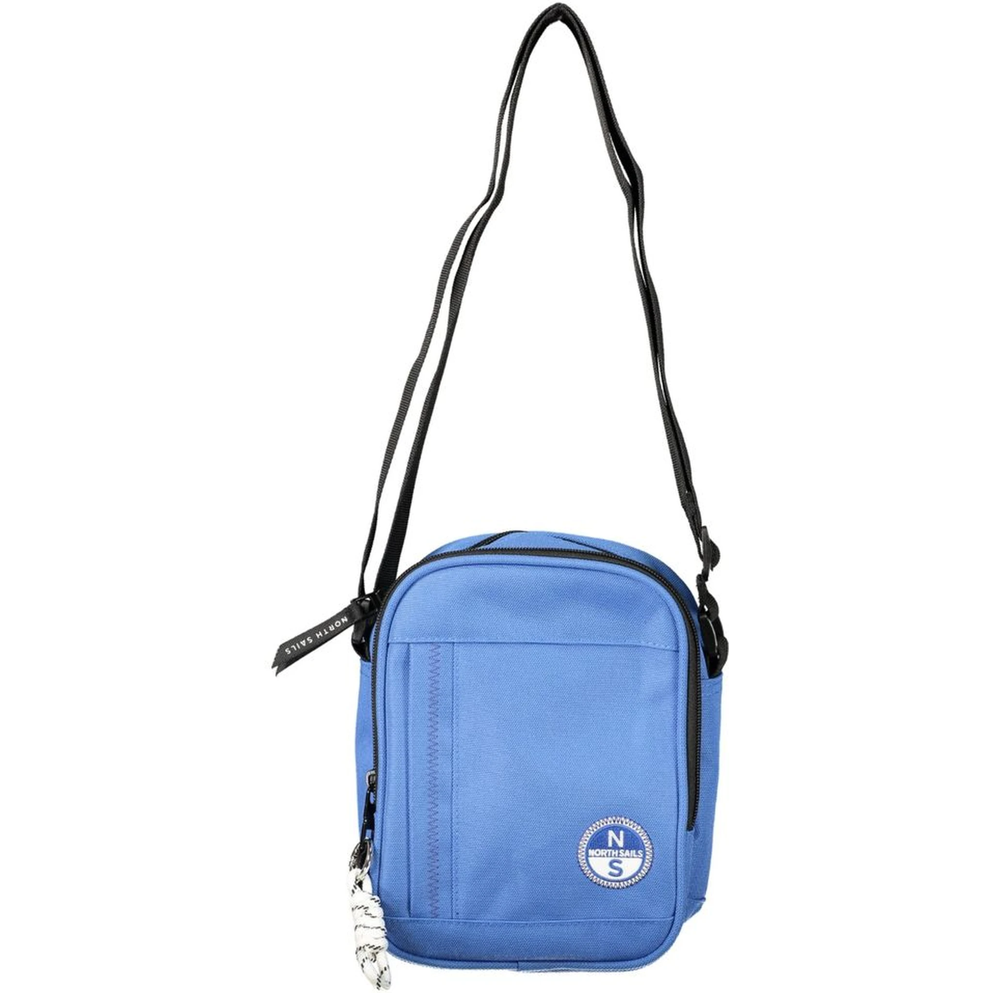 Blue Polyester Shoulder Bag