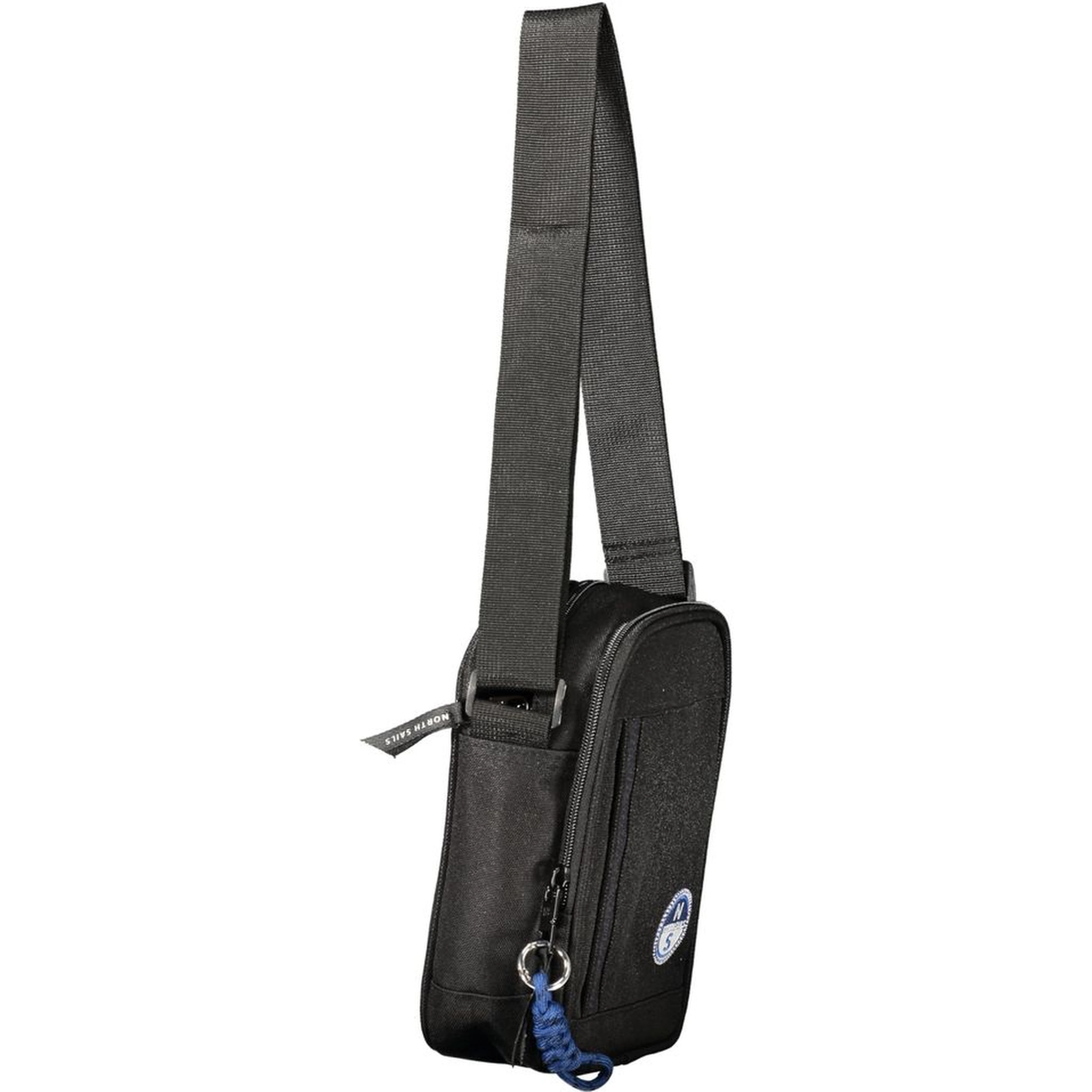 Black Polyester Shoulder Bag