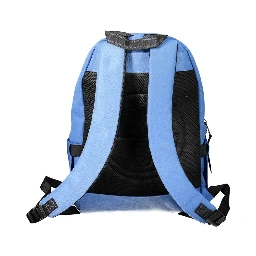 Blue Polyester Backpack
