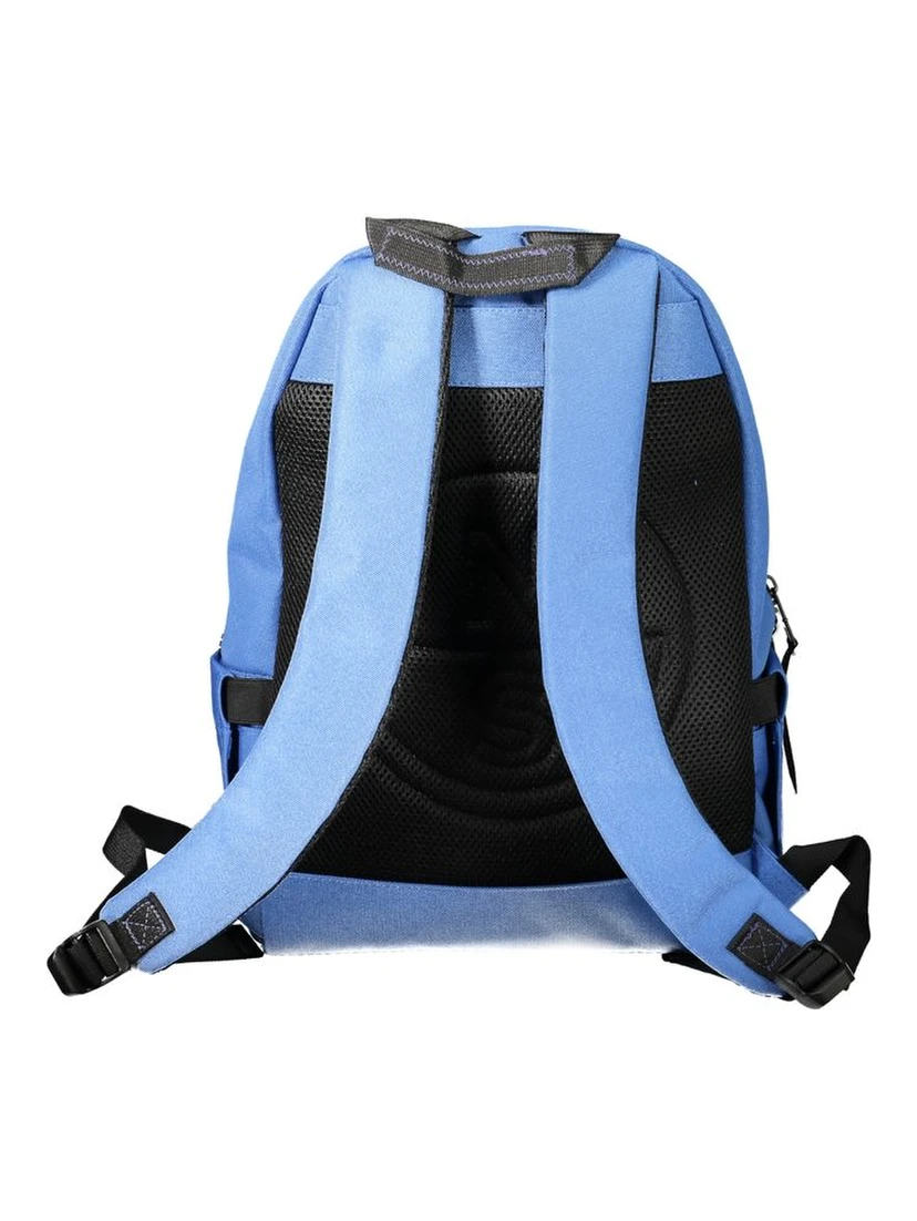 Blue Polyester Backpack