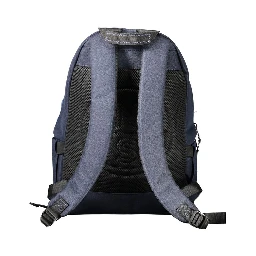 Blue Polyester Backpack