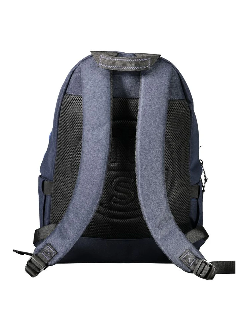 Blue Polyester Backpack