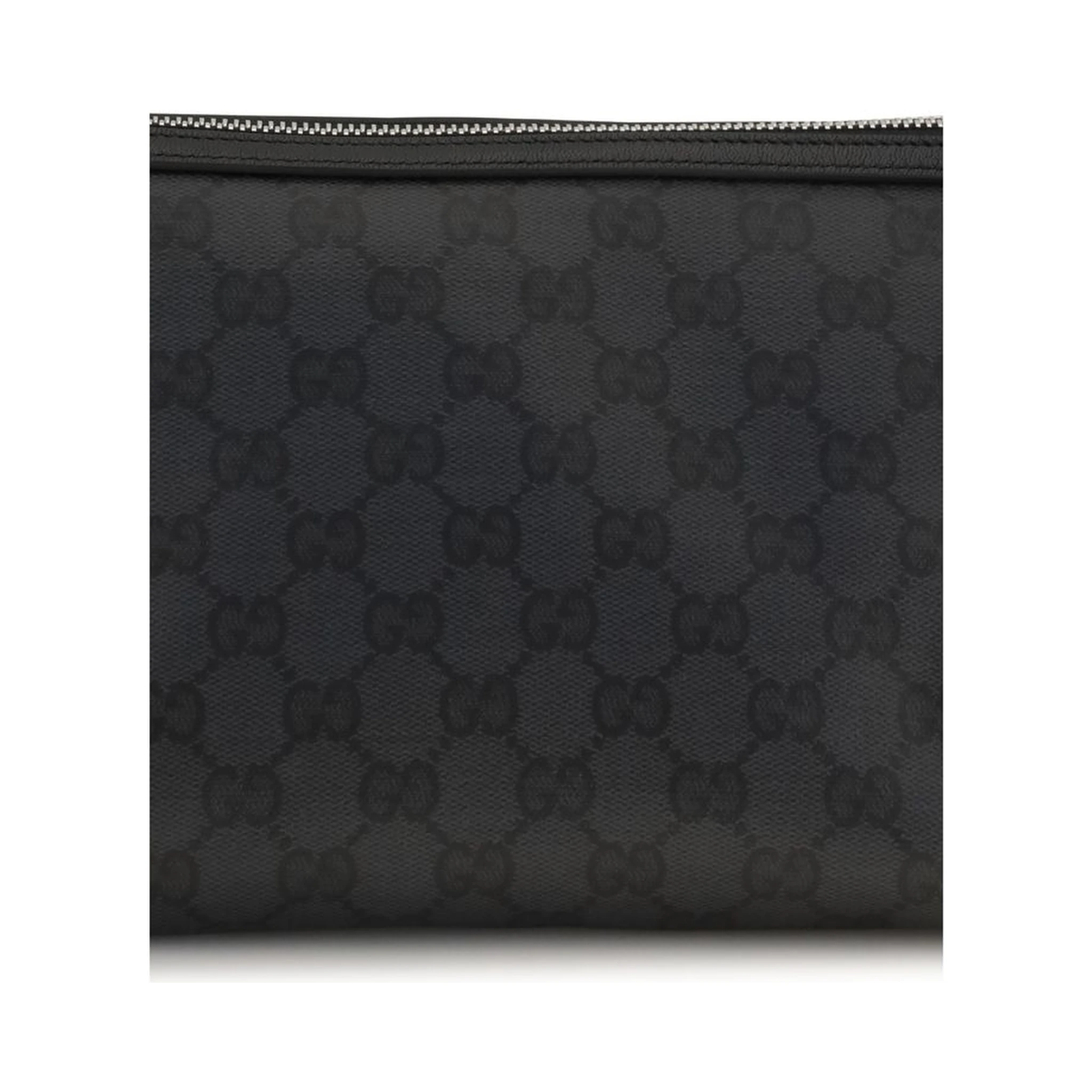 Black Fabric Clutch Bag