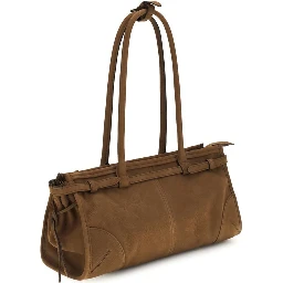 Brown Calf Leather Bos Taurus Handbag