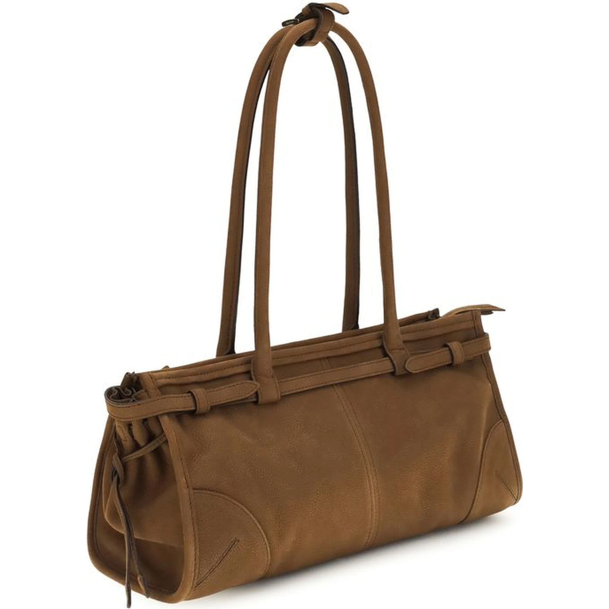 Brown Calf Leather Bos Taurus Handbag