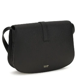 Black Calf Leather Bos Taurus Shoulder Bag