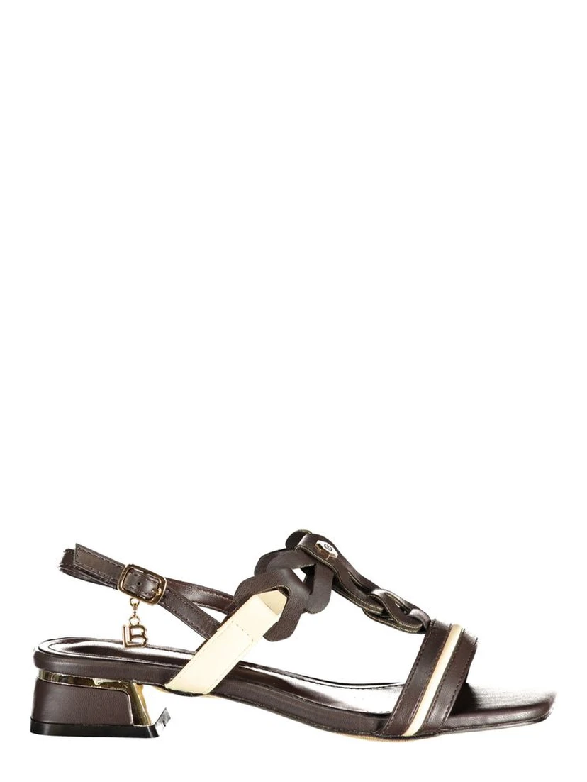 Brown Polyurethane Women's Sandal