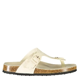 Bianco Poliuretano Donna Ciabatta for Effortless Elegance