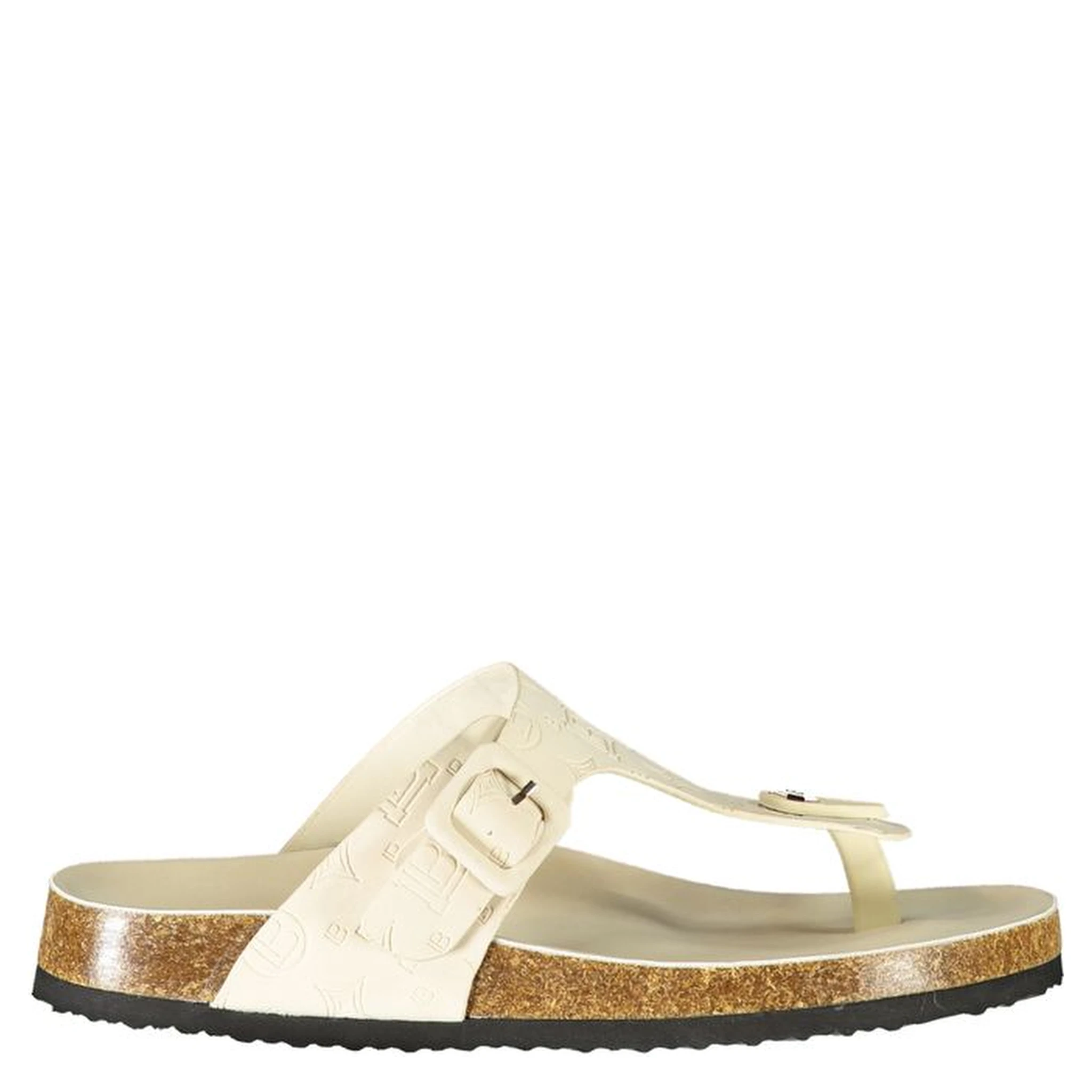 Bianco Poliuretano Donna Ciabatta for Effortless Elegance