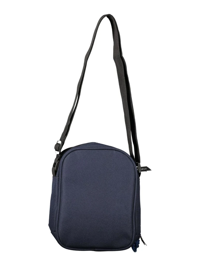 Blue Polyester Shoulder Bag