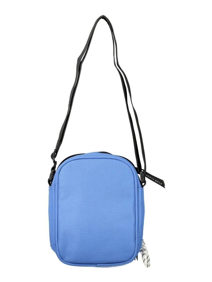 Blue Polyester Shoulder Bag